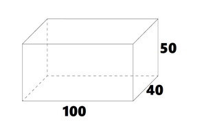 Akwarium 100cmx40cmx50cm 10mm full opti