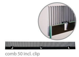 Aqua Medic Grzebień przelewowy 50 cm z klipsem