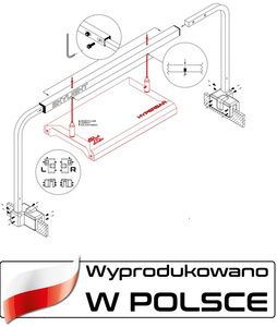 Hyperbar Stojak krawędziowy akwarium 60/M.45