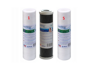 Zestaw 3 prefiltrów 10"