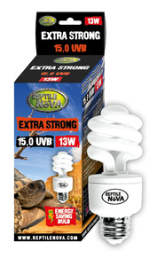 Reptile Nova Żarówka UVB-13W-15.0-EXTRASTRONG