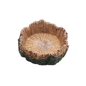 Reptile Nova Dekoracja 11x11x3cm REP-DISH-WOOD-R