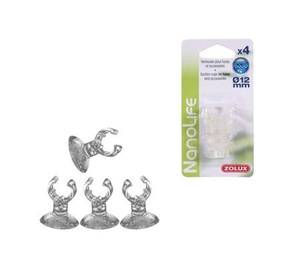 Przyssawka przezroczysta 4 szt 12mm