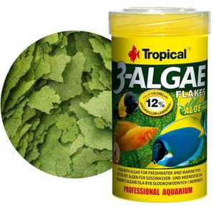 Pokarm w Płatkach Tropical 3-Algae Flakes 250ml/50g