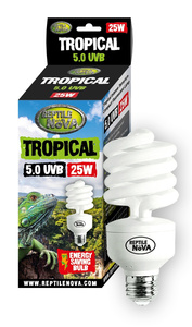 Reptile Nova Żarówka UVB-25W-5.0-TROPICAL